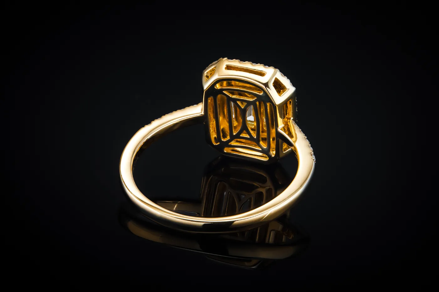 "InvisibleNuevo™" Ring in yellow gold 18k, photo 6