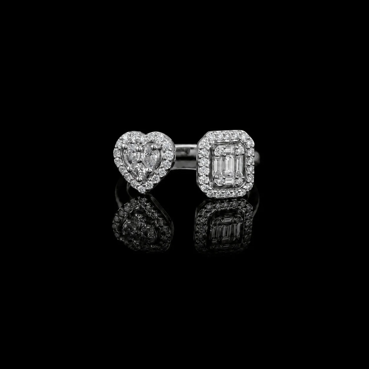 Le Motif™ Ring in white gold 18k, photo 3