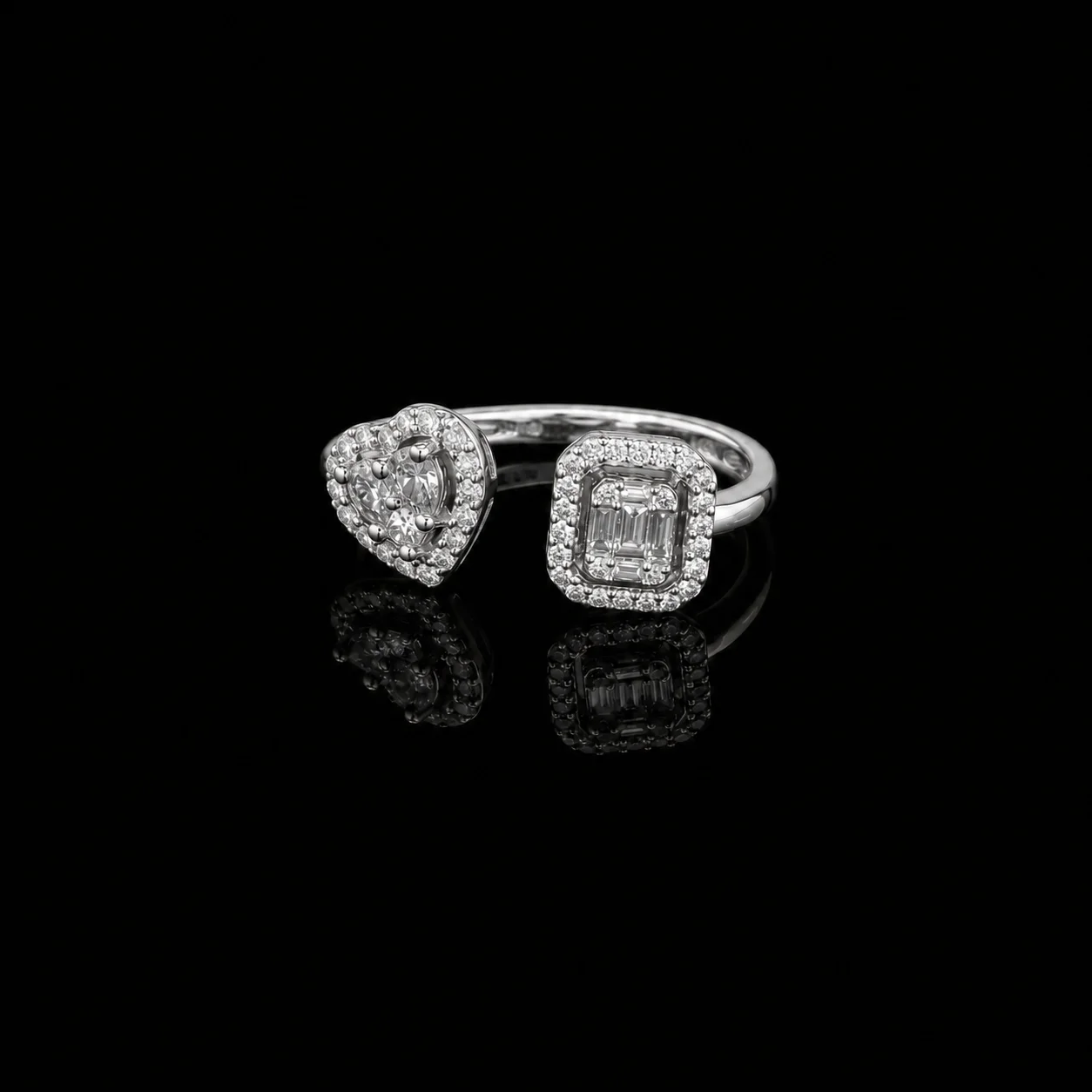 Le Motif™ Ring in white gold 18k, photo 5