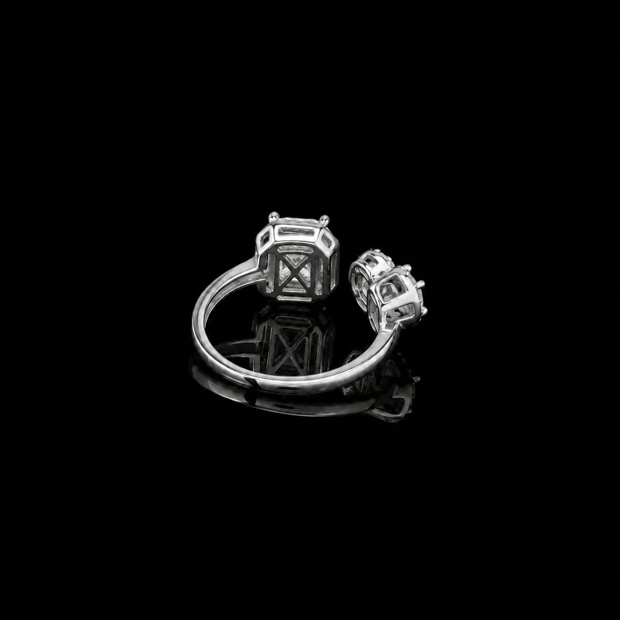 Le Motif™ Ring in white gold 18k, photo 6