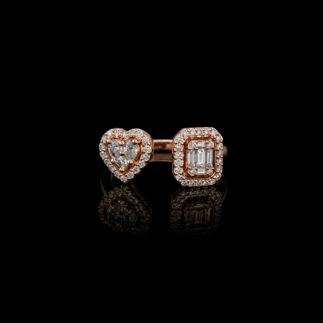 "Le Motif™" Ring in rose gold 18k, photo 4