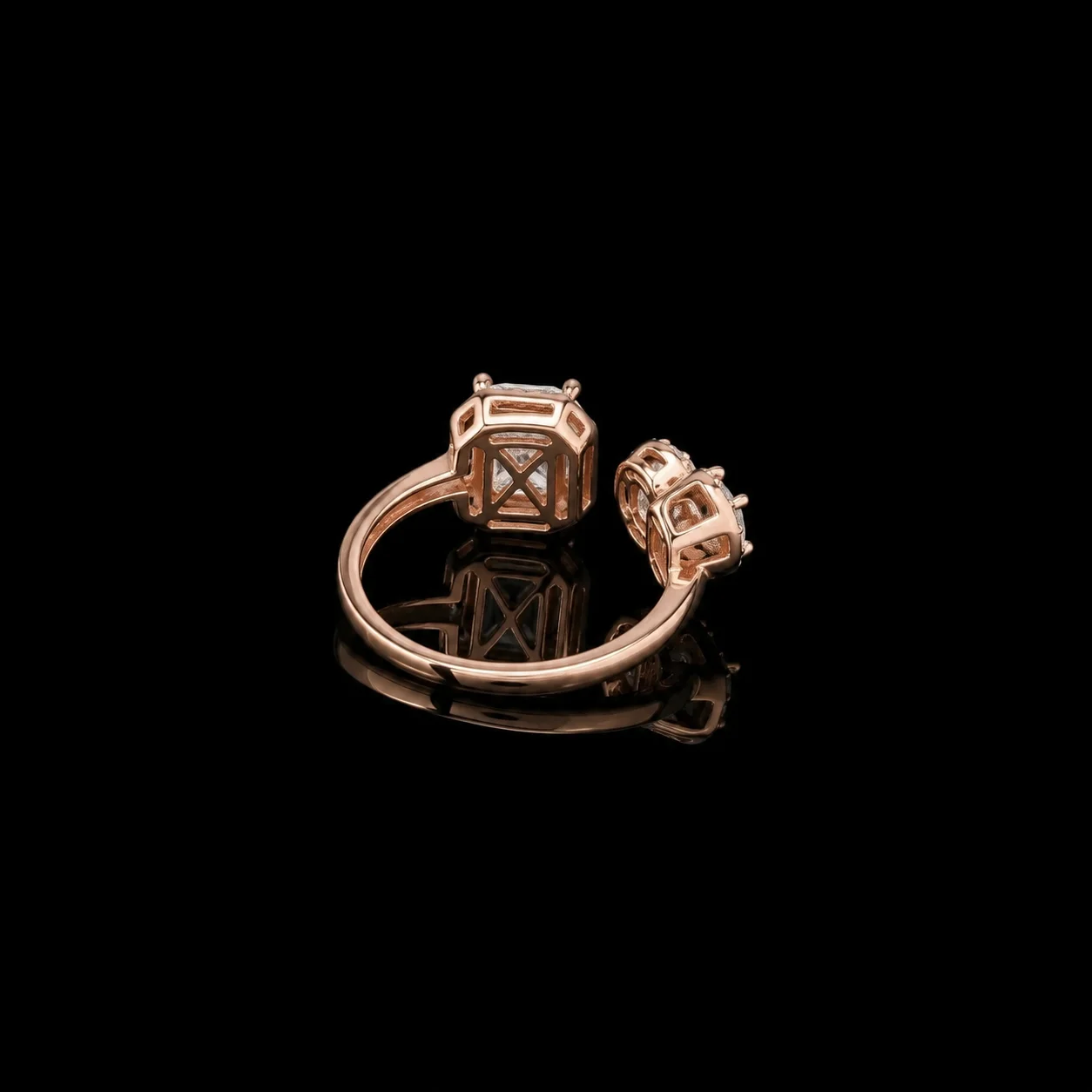"Le Motif™" Ring in rose gold 18k, photo 6