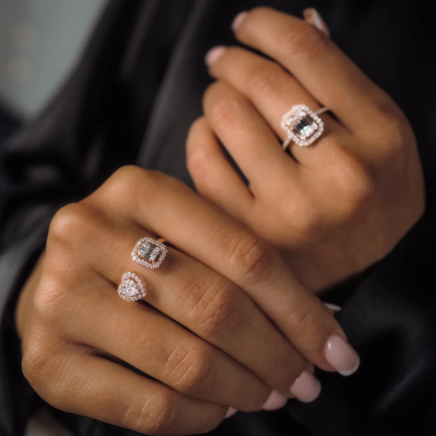 "Le Motif™" Ring in rose gold 18k, photo 8