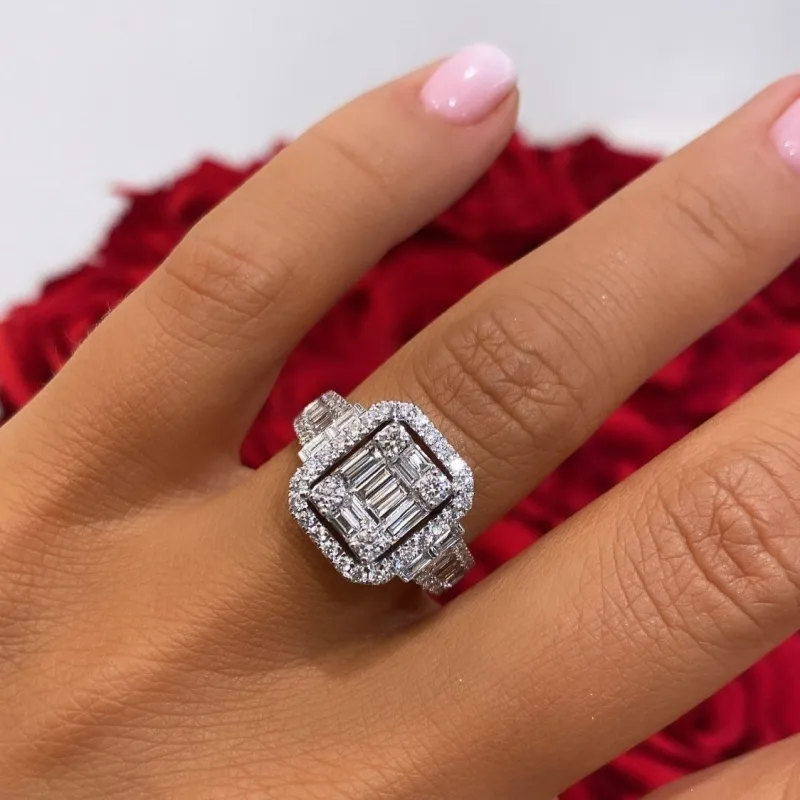 "InvisibleLeLuxe™" Ring in white gold 18k, photo 11