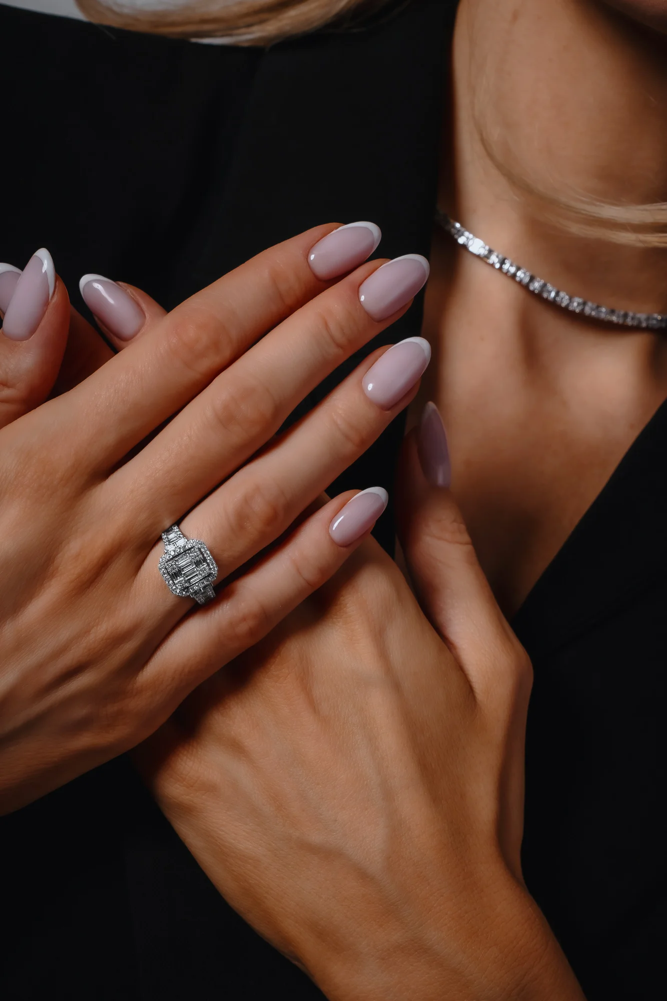 "InvisibleLeLuxe™" Ring in white gold 18k, photo 5