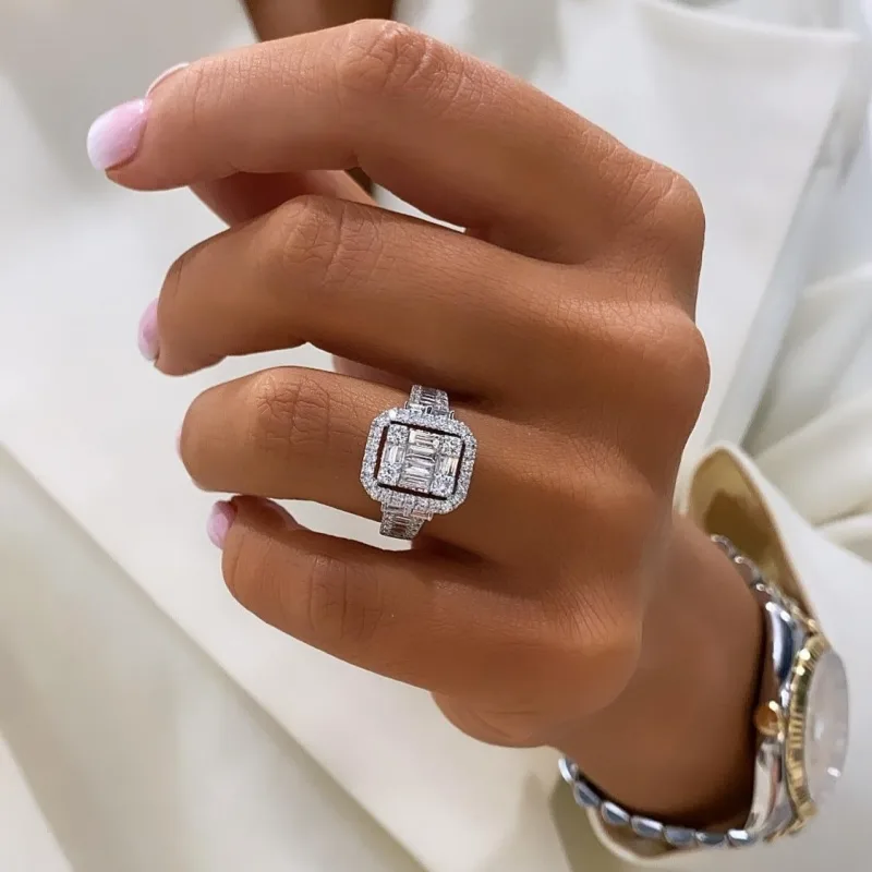 "InvisibleLeLuxe™" Ring in white gold 18k, photo 10