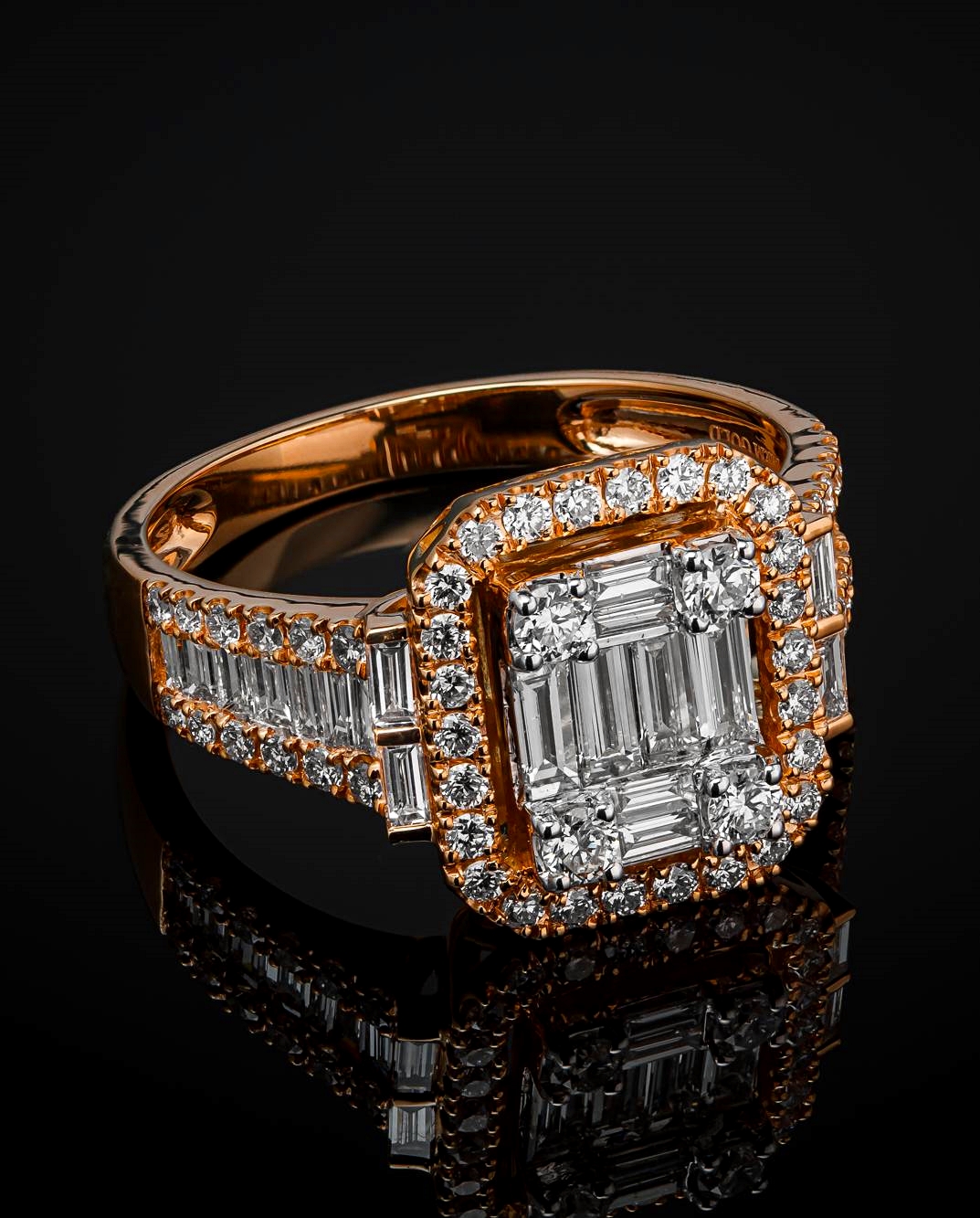"InvisibleLeLuxe™" Ring in rose gold 18k, photo 3