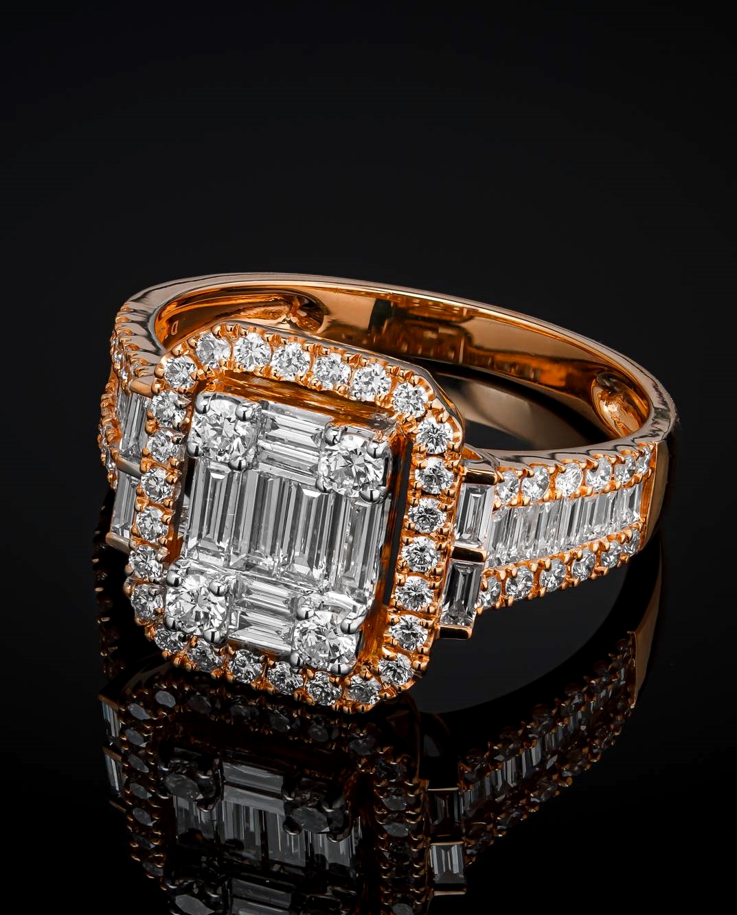 "InvisibleLeLuxe™" Ring in rose gold 18k, photo 4