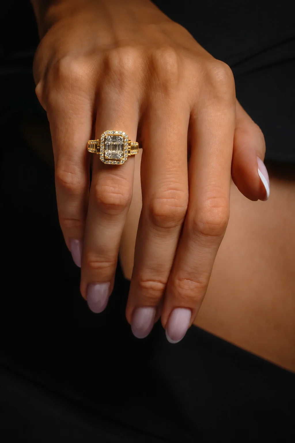 "InvisibleLeLuxe™" Ring in yellow gold 18k, photo 6