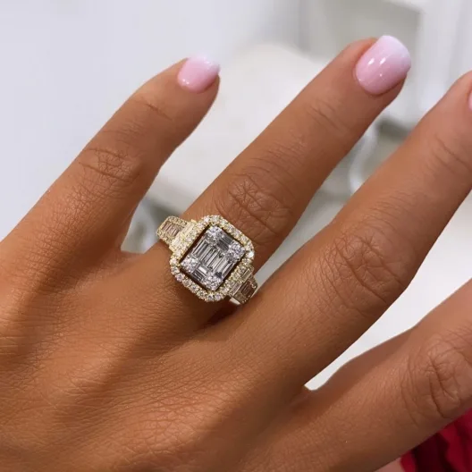 "InvisibleLeLuxe™" Ring in yellow gold 18k, photo 7