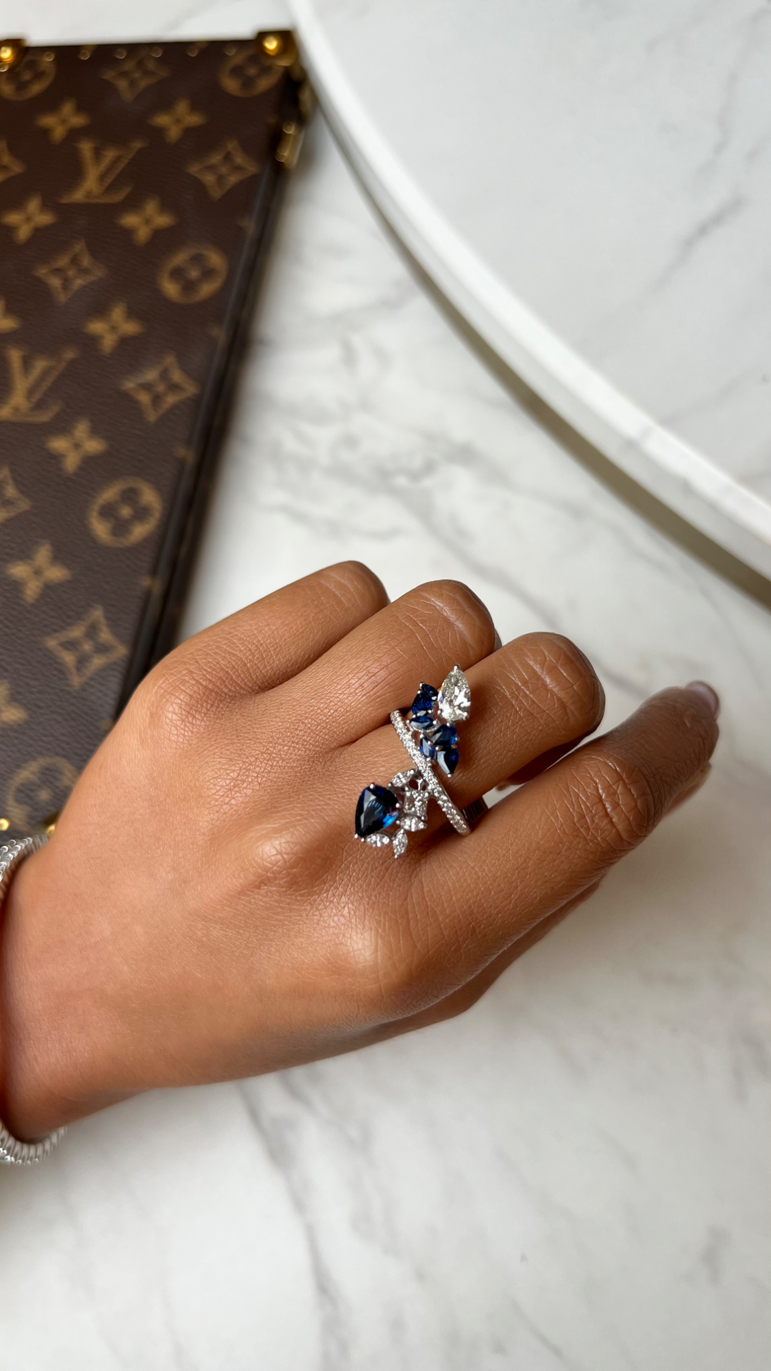 MagnificientSapphire™ Ring in white gold 18k, photo 3