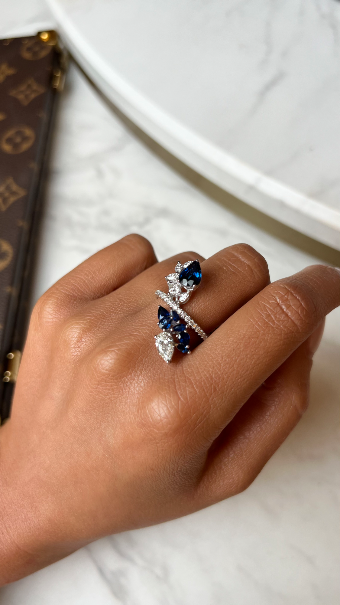 MagnificientSapphire™ Ring in white gold 18k, photo 4