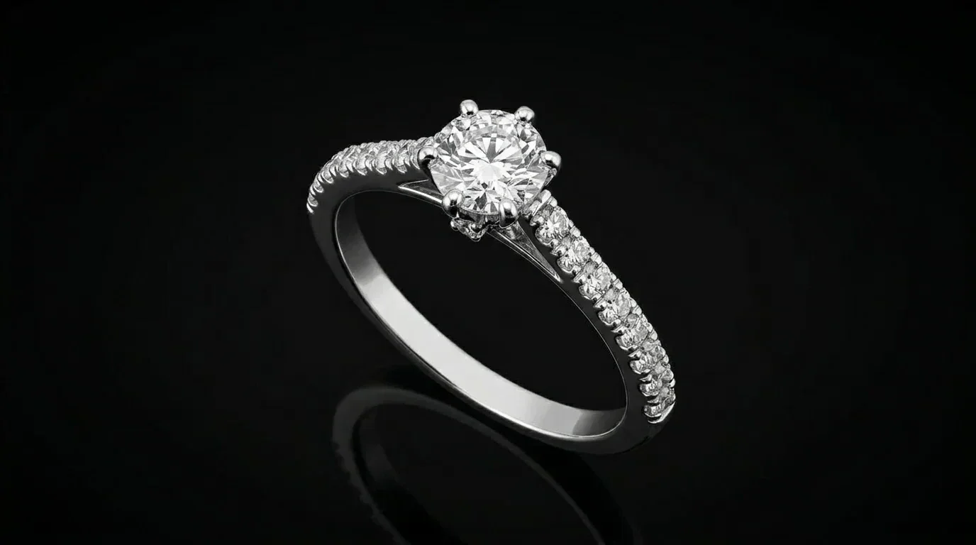 "MyLaurent™" 1.02ct Engagement Ring – White gold 18k