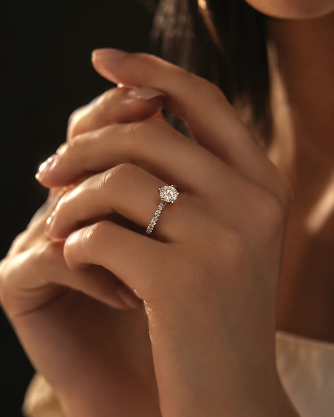 "MyLaurent™" Engagement Ring in white gold 18k, photo 2