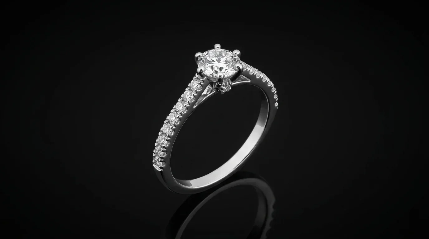 "MyLaurent™" Engagement Ring in white gold 18k, photo 3