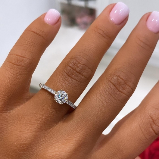 "MyLaurent™" Engagement Ring in yellow gold, photo 2