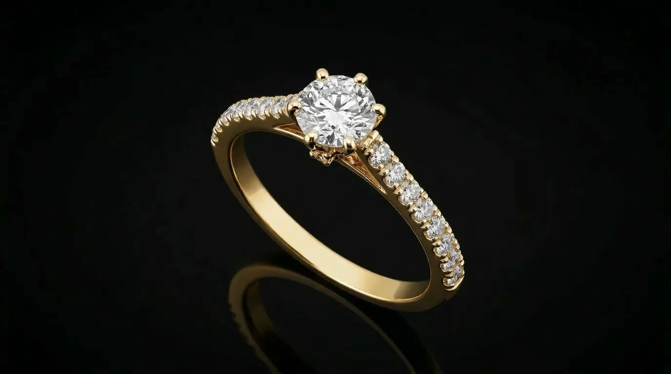 "MyLaurent™" 0.82ct Engagement Ring – Yellow gold 18k