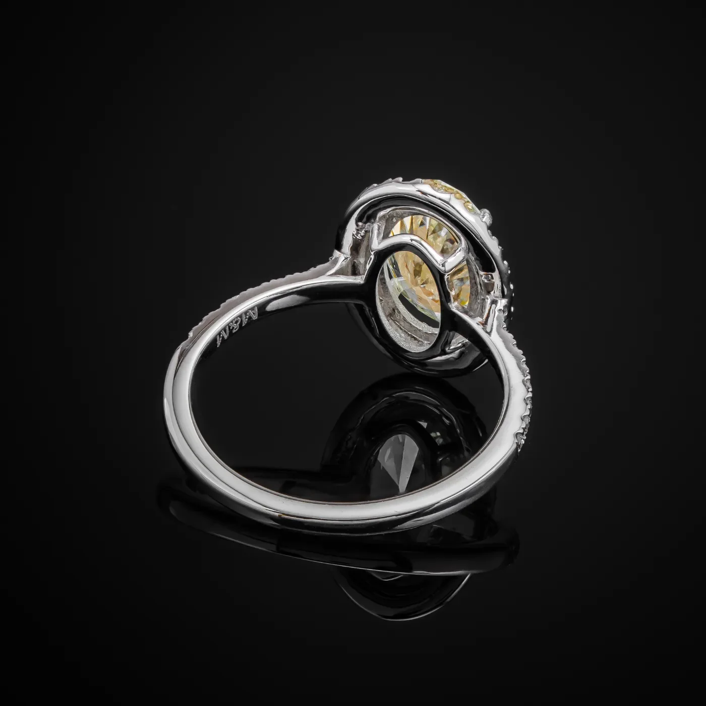 Sunburst Ring 1.36ct in white gold, photo 7