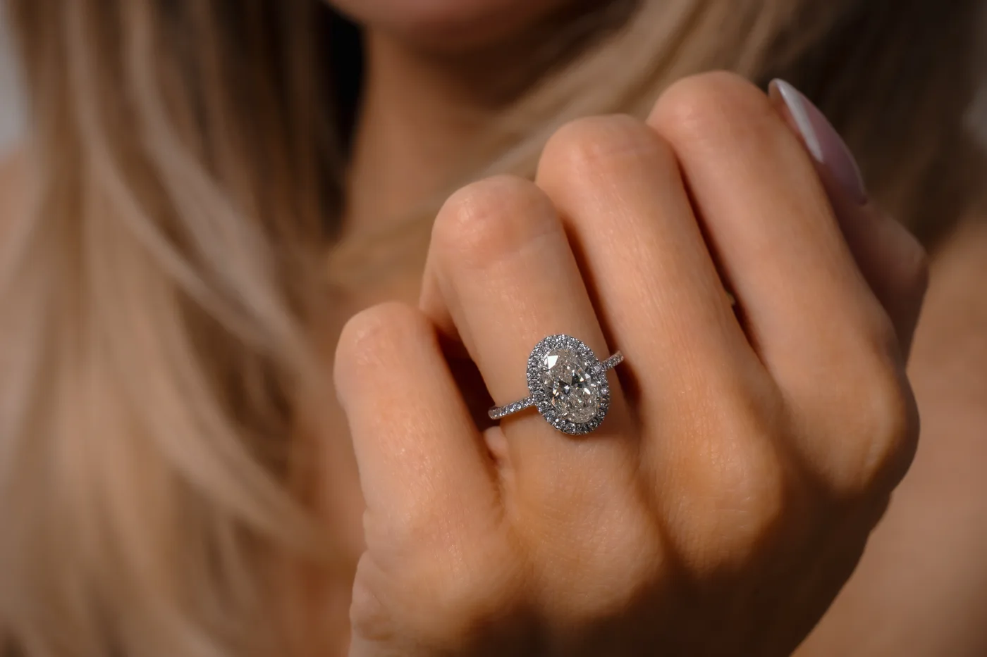 Sunburst Ring 1.47ct in 18k white gold, photo 10