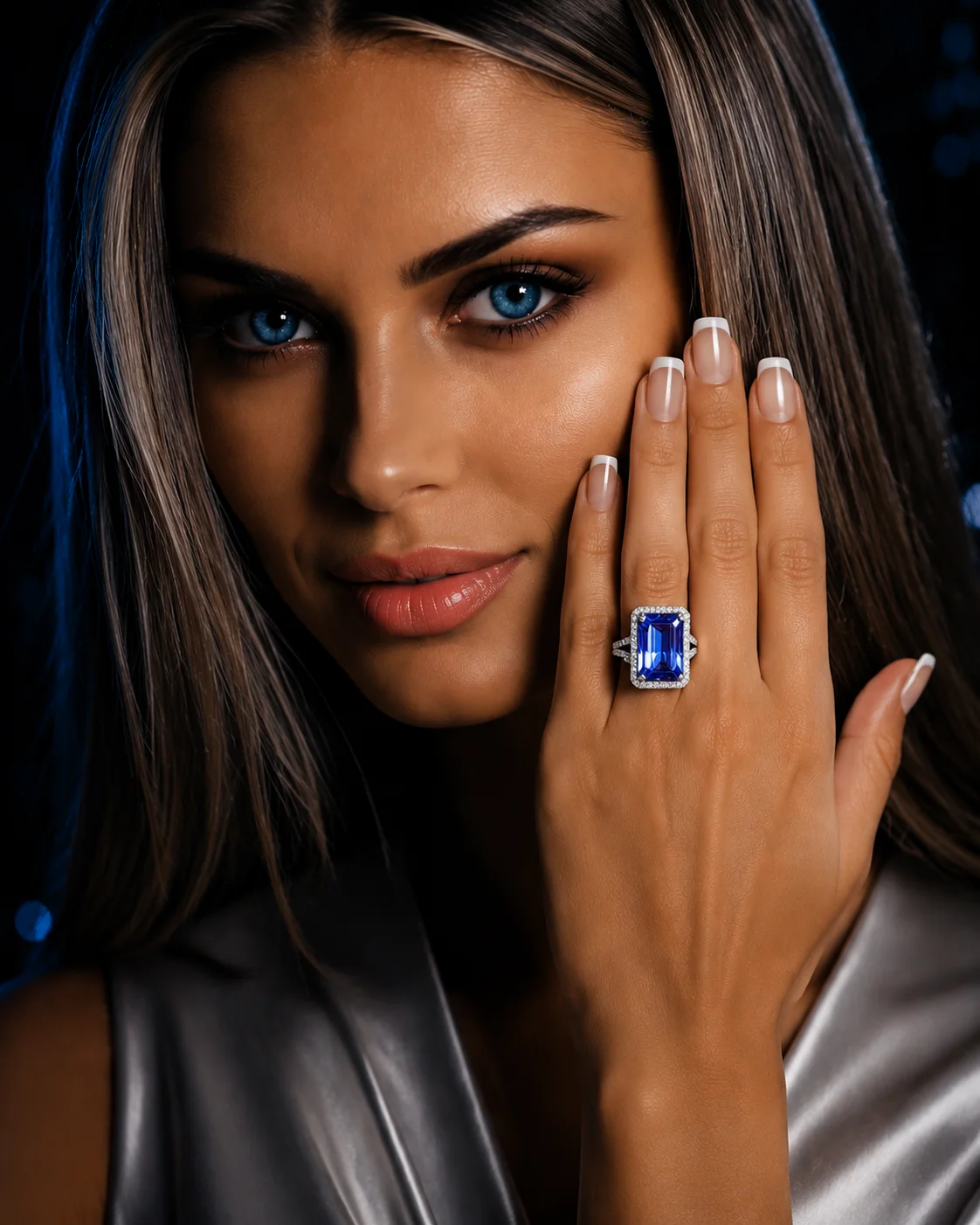 TanzaniteCrown™ Ring in white gold, photo 2
