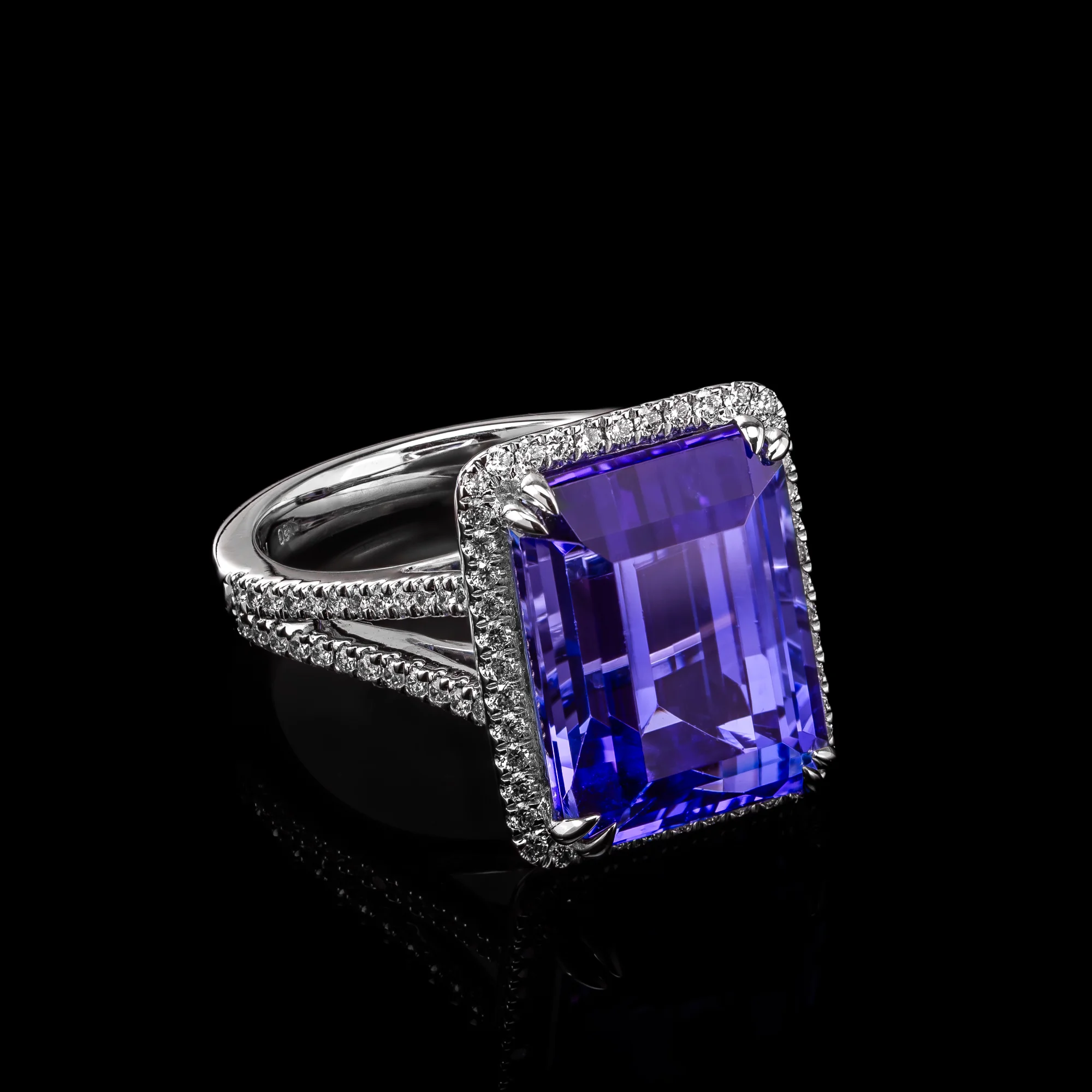 TanzaniteCrown™ Ring in white gold, photo 3