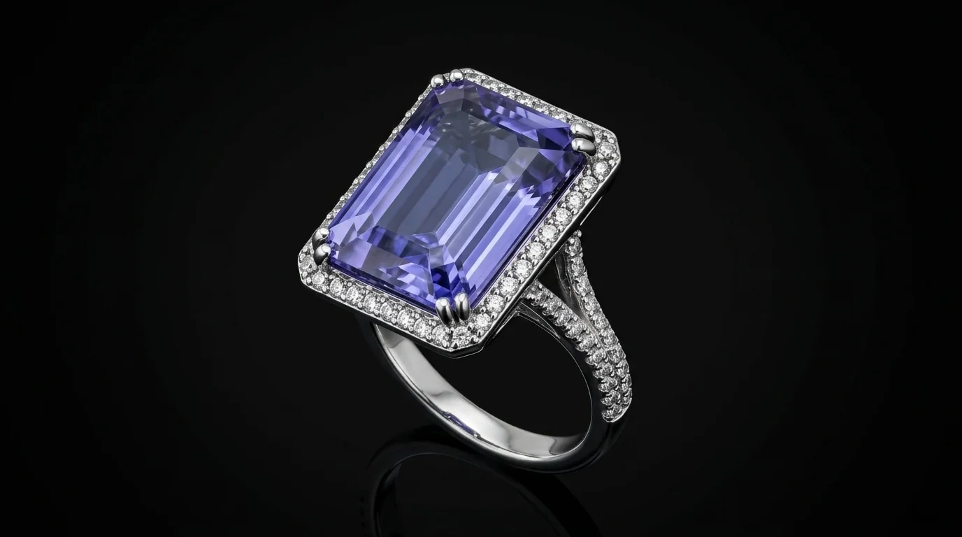 TanzaniteCrown™ Ring in white gold, photo 5