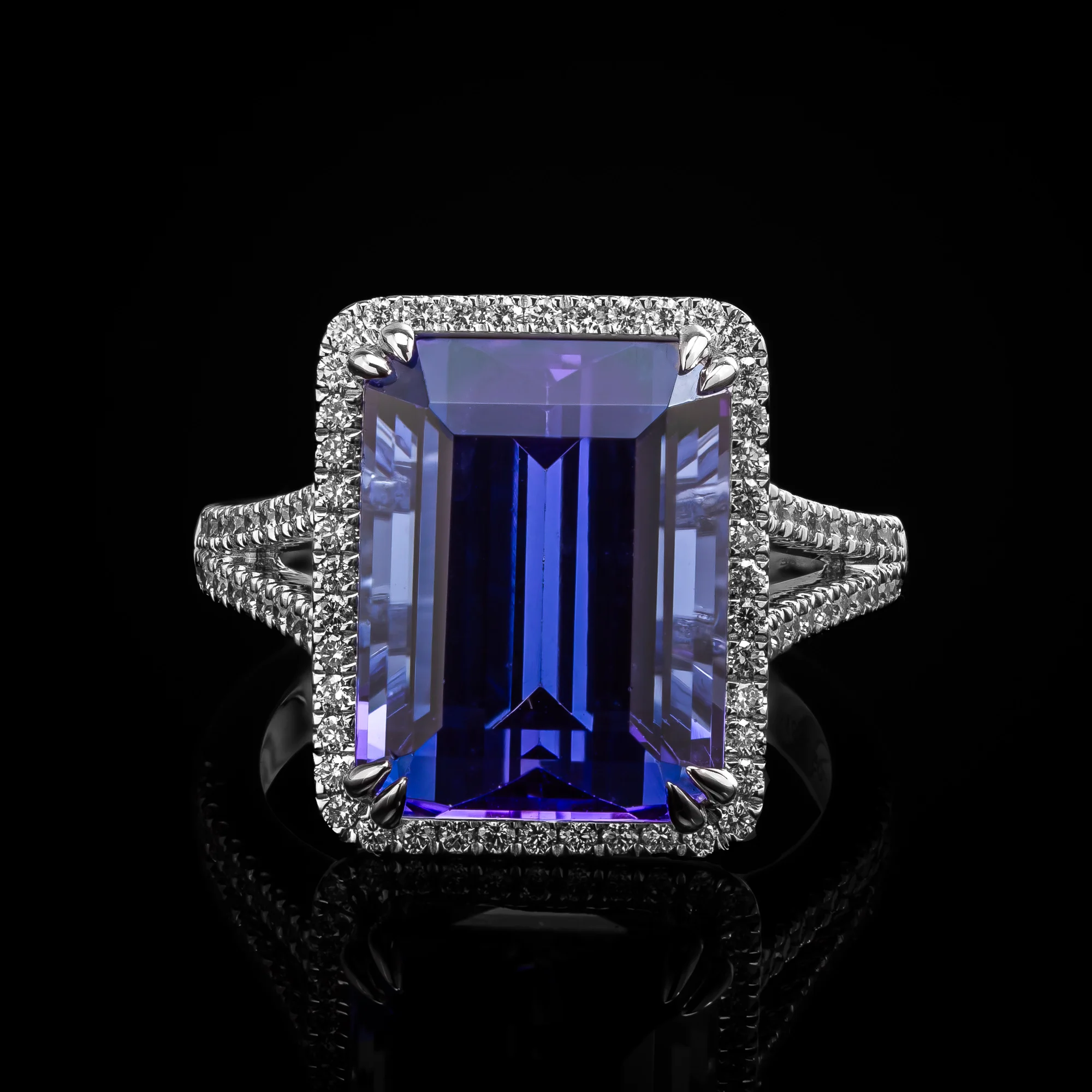 TanzaniteCrown™ Ring in white gold, photo 7