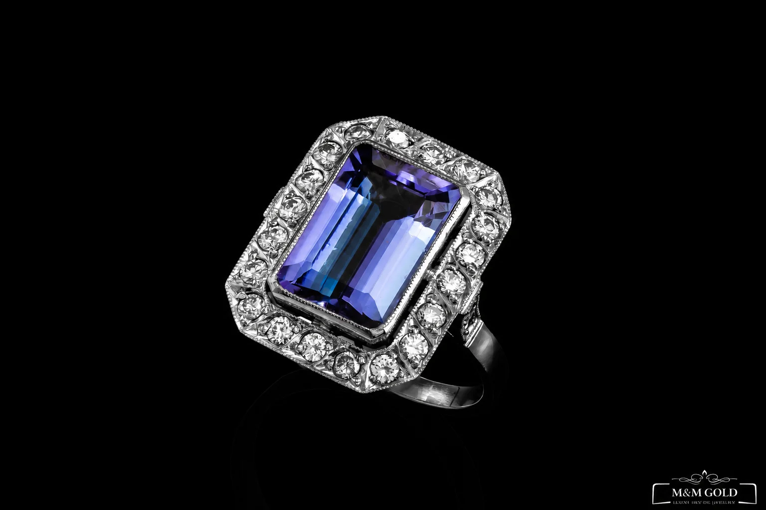 TanzaniteÉclat™ Ring – Platinum
