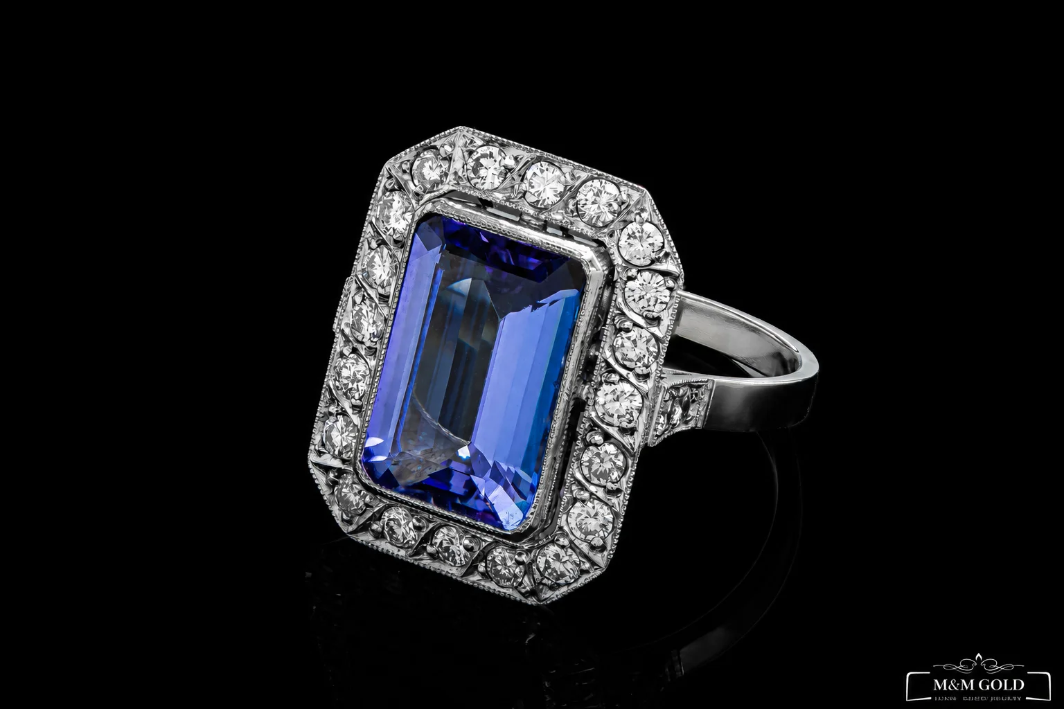 TanzaniteÉclat™ Ring in platinum, photo 3