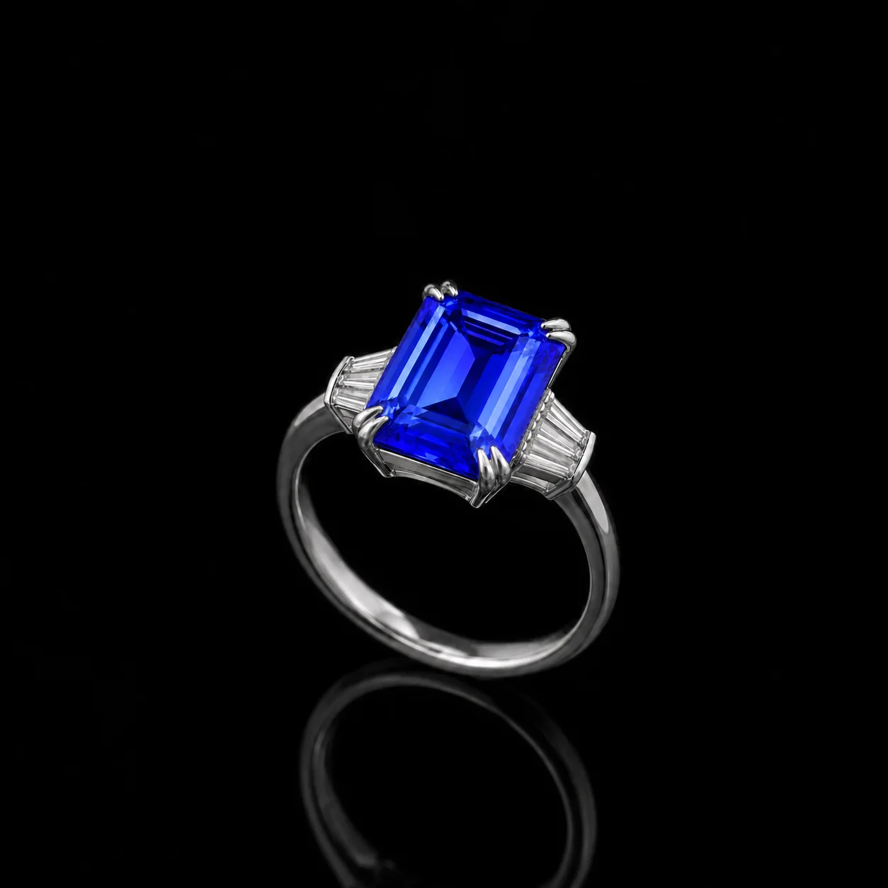 "TanzaniteEssence™" Ring in white gold 18k, photo 2