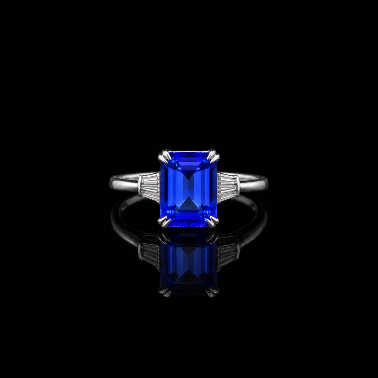 "TanzaniteEssence™" Ring in white gold 18k, photo 3