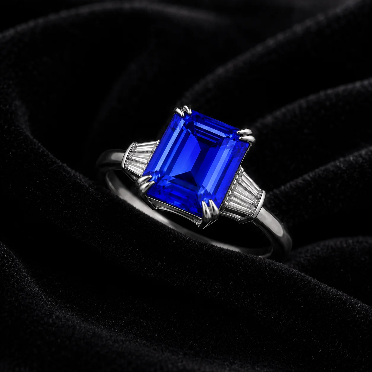 "TanzaniteEssence™" Ring in white gold 18k, photo 5