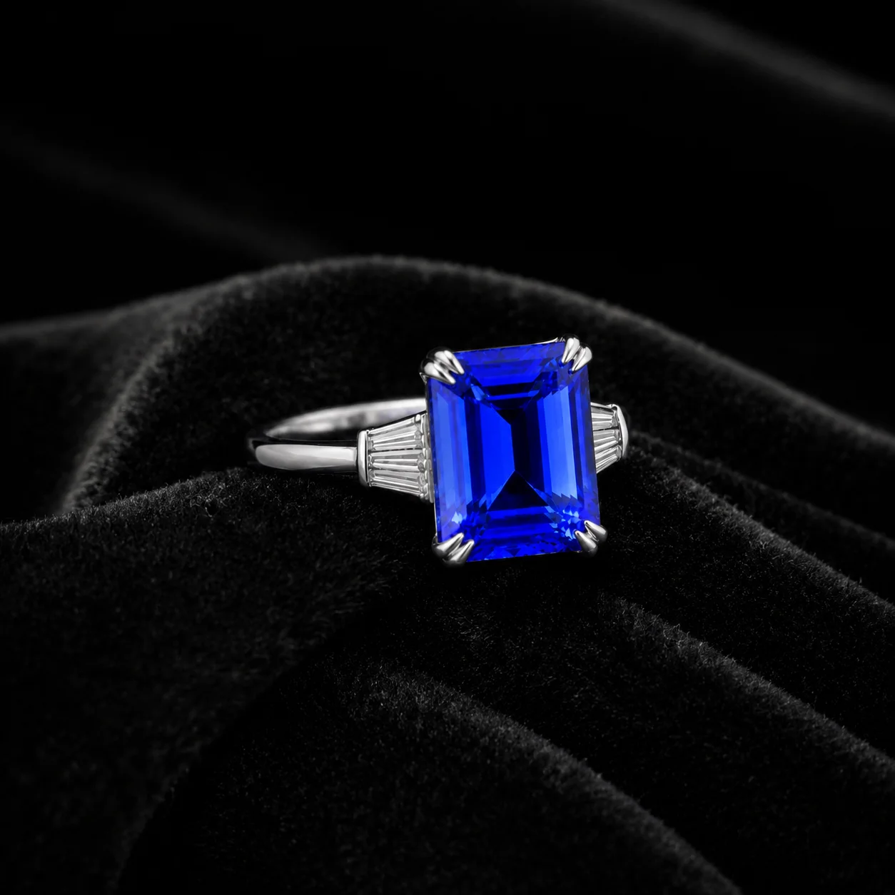 "TanzaniteEssence™" Ring in white gold 18k, photo 6