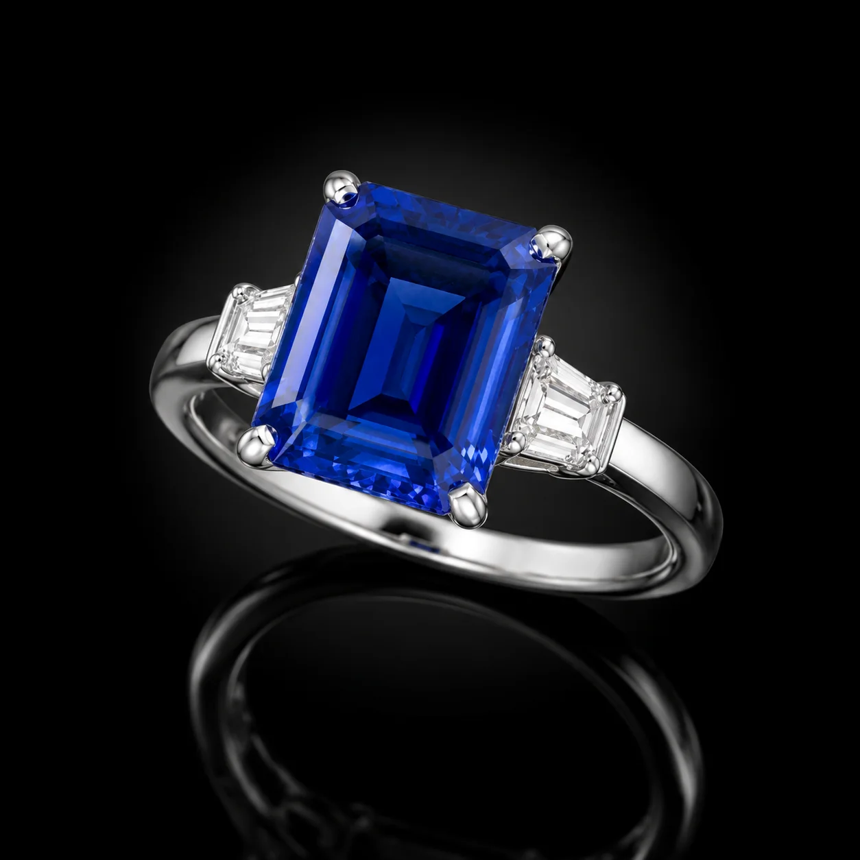 TanzaniteLuxe™ Ring in white gold 18k, photo 2