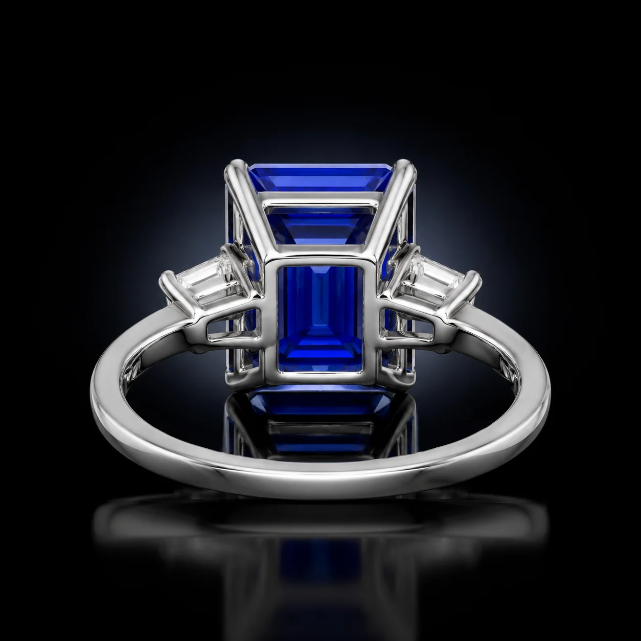 TanzaniteLuxe™ Ring in white gold 18k, photo 5