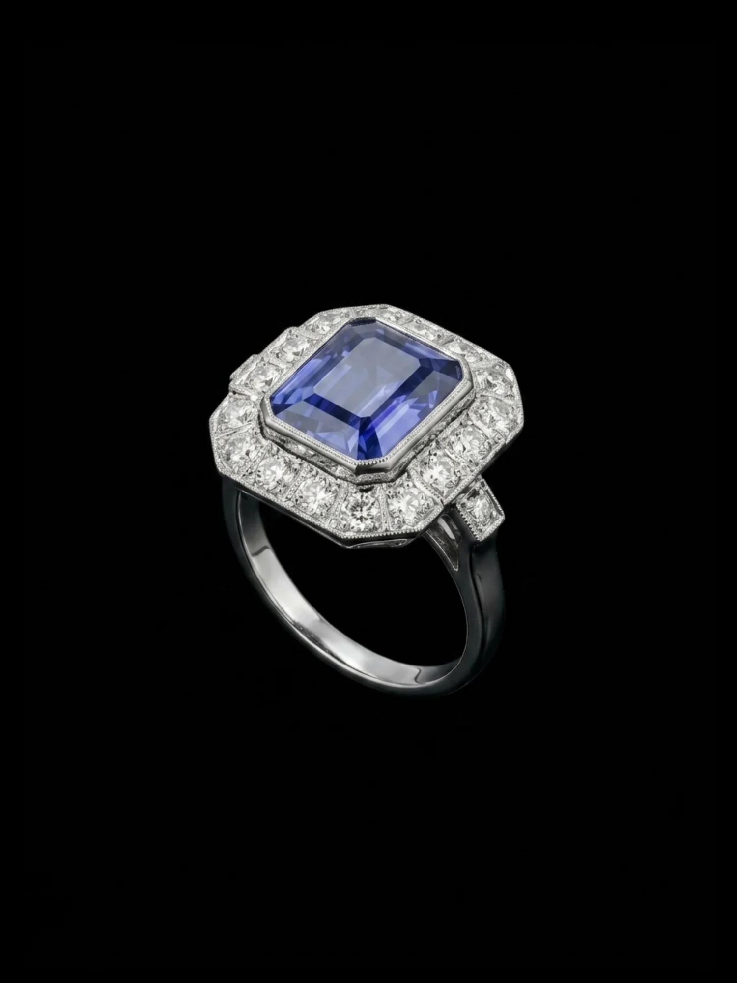 "TanzaniteRare™" Ring – Platinum