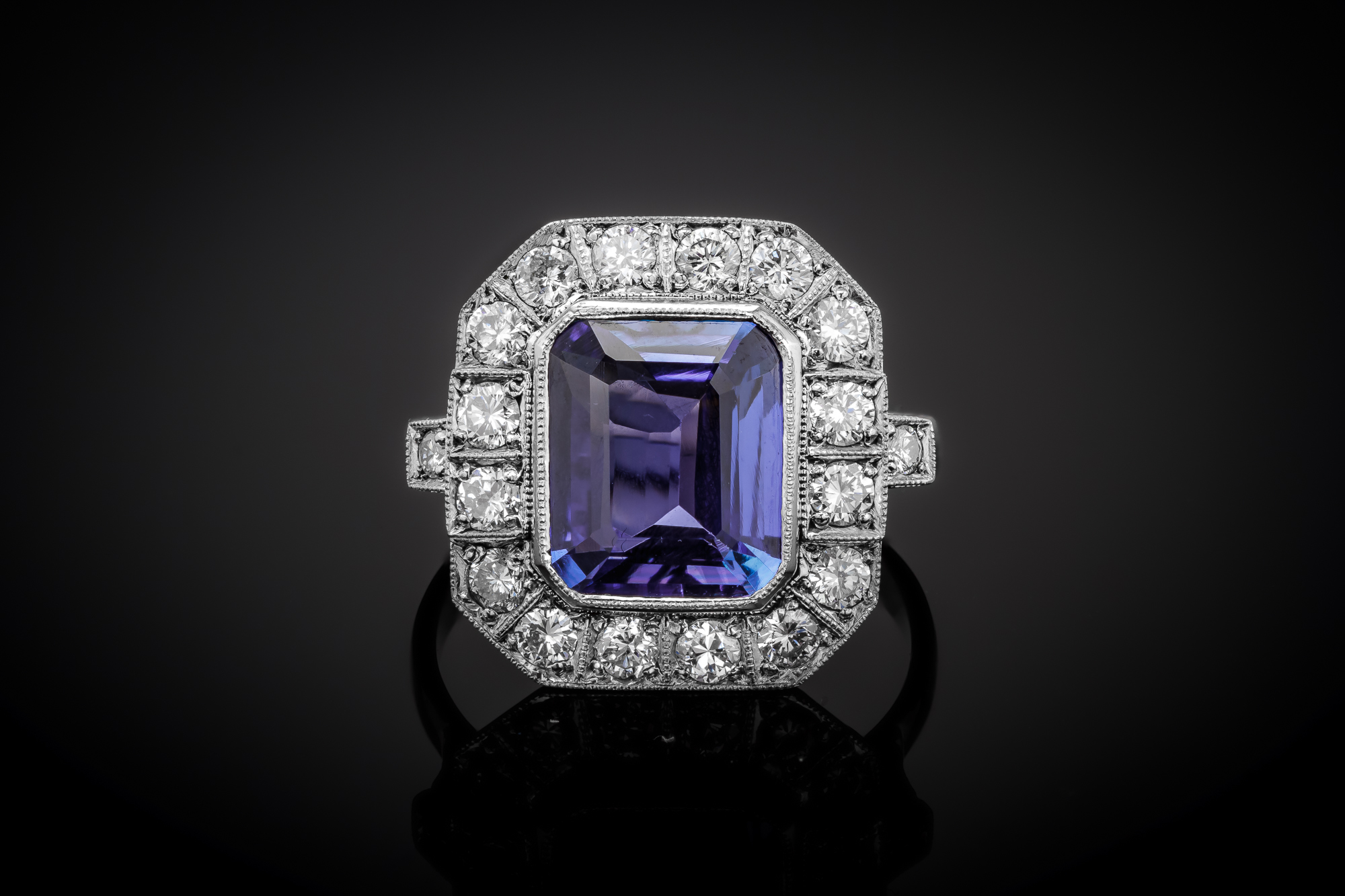 "TanzaniteRare™" Ring in platinum, photo 3
