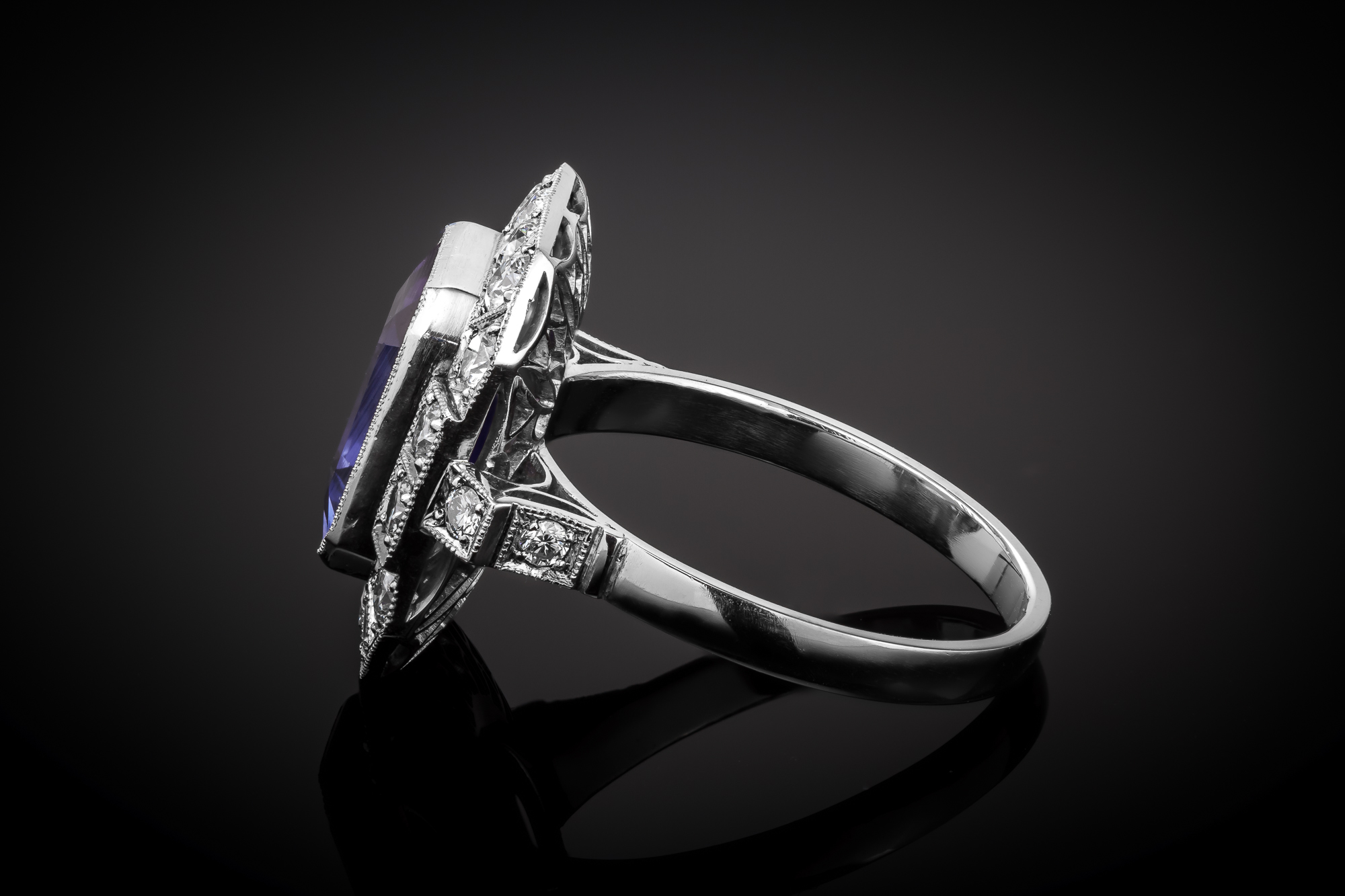 "TanzaniteRare™" Ring in platinum, photo 4