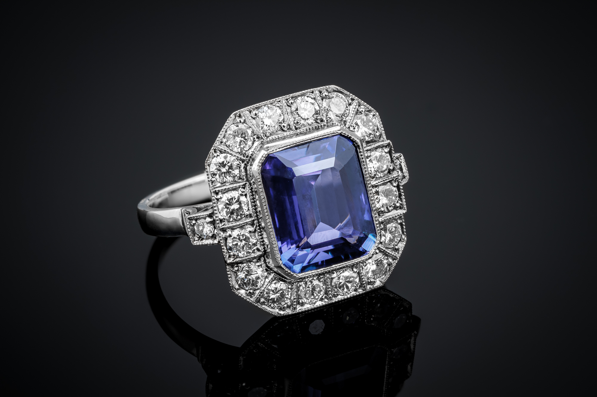 "TanzaniteRare™" Ring in platinum, photo 6