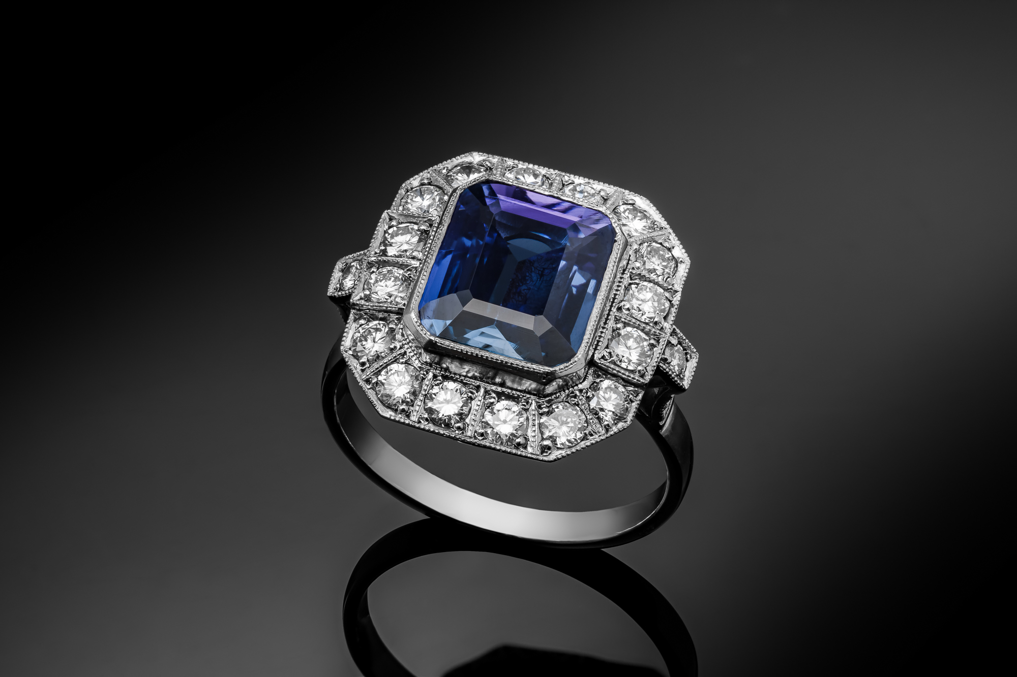 "TanzaniteRare™" Ring in platinum, photo 8