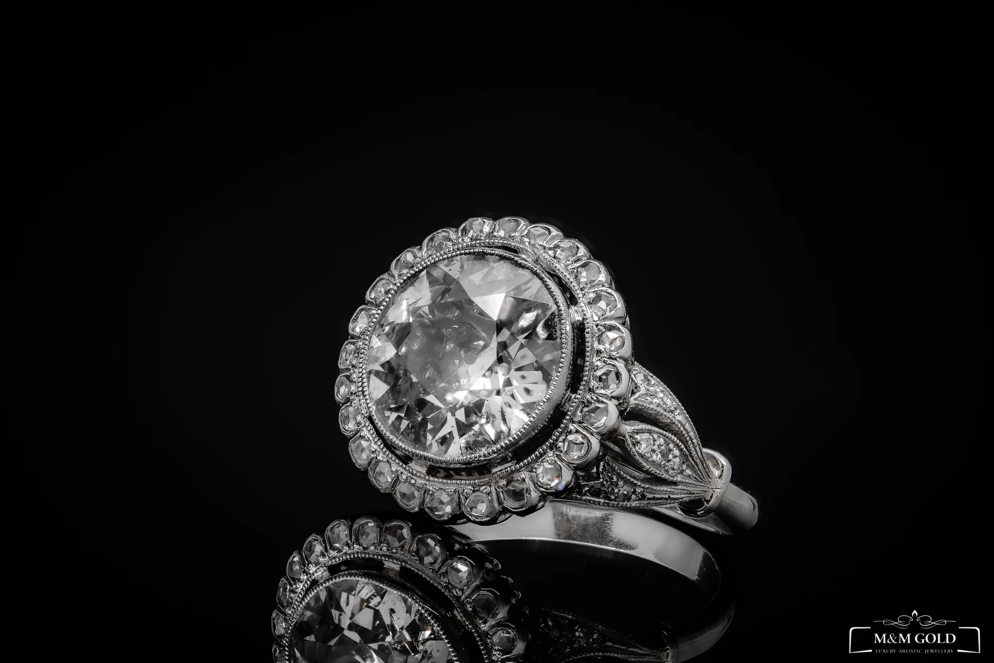 Ring "Timeless Treasure House™" in platinum, photo 3