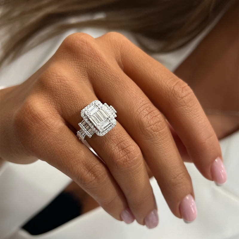 "Unstoppable™" Ring from the "Invisible™" Collection in white gold 18k, photo 2