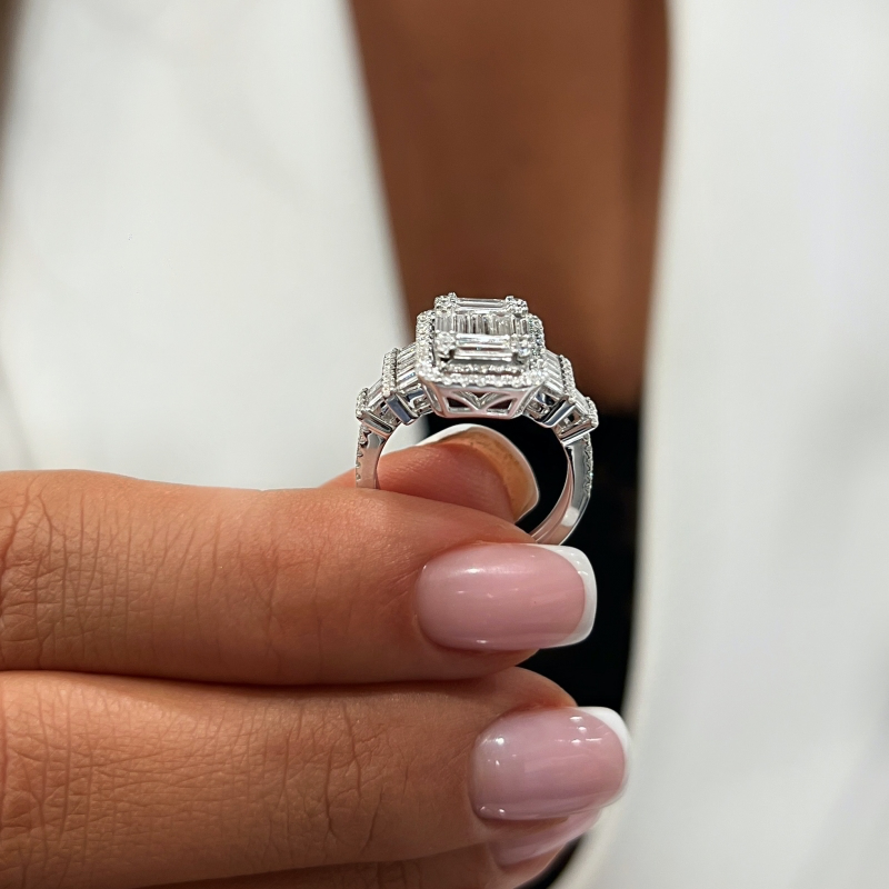 "Unstoppable™" Ring from the "Invisible™" Collection in white gold 18k, photo 11
