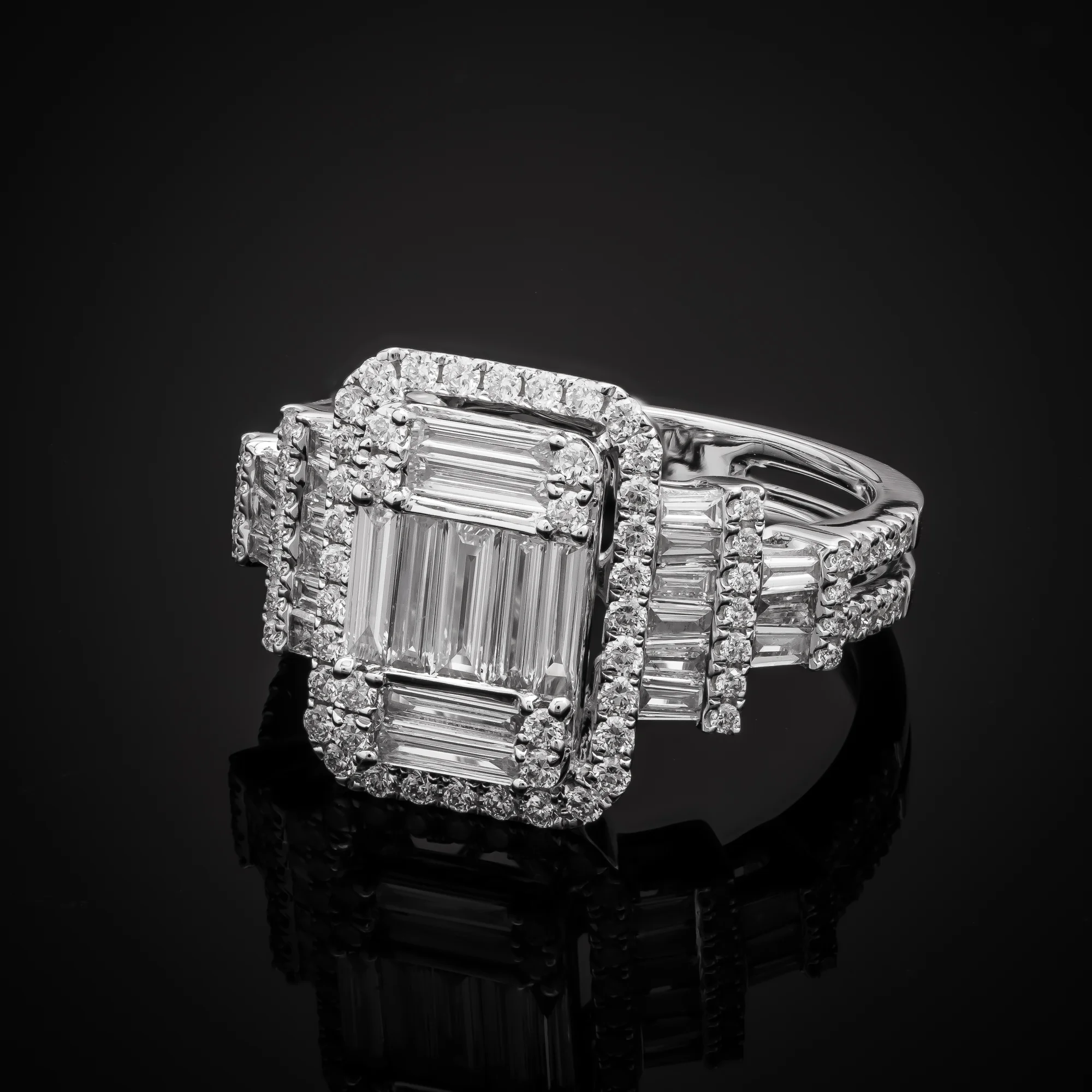 "Unstoppable™" Ring from the "Invisible™" Collection in white gold 18k, photo 3
