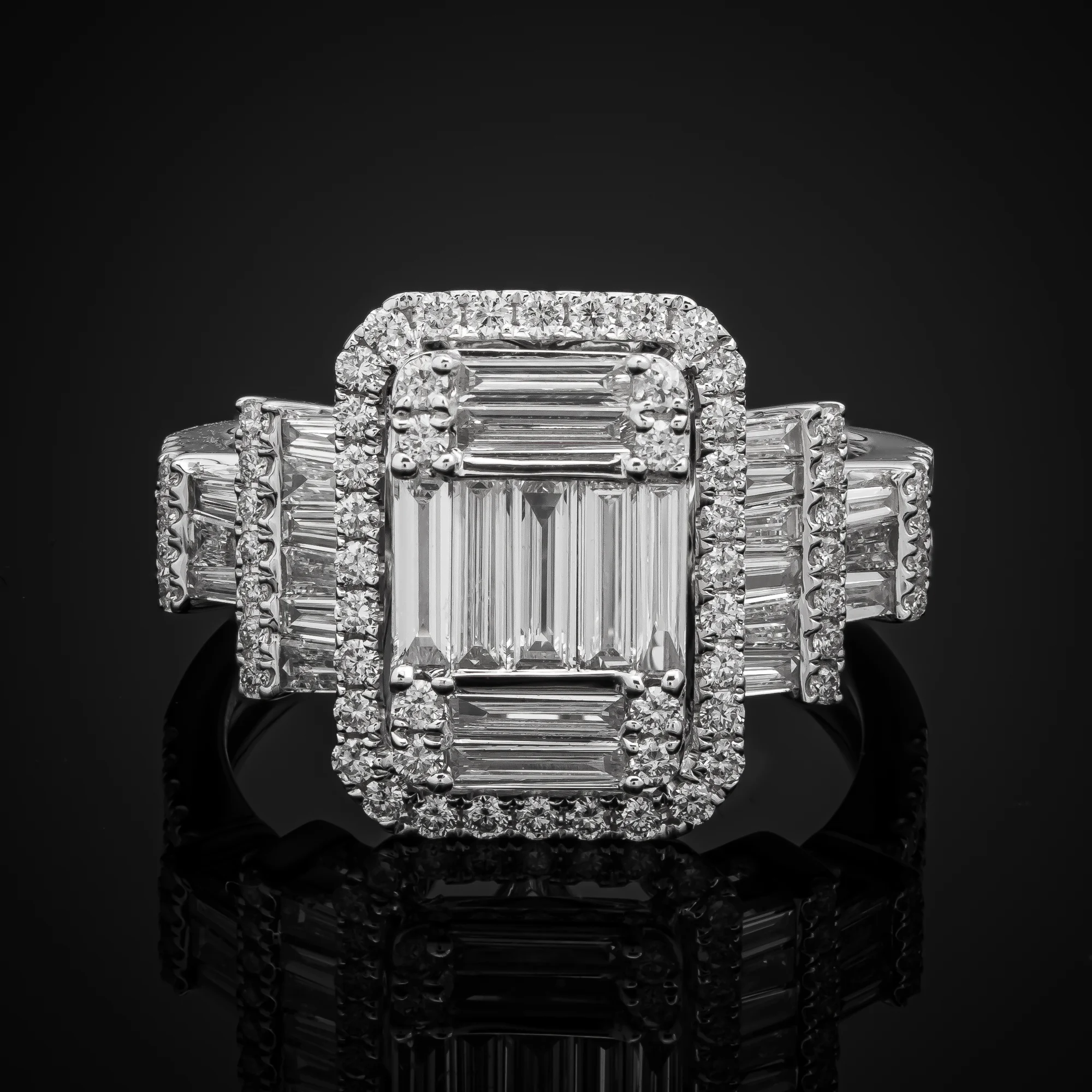 "Unstoppable™" Ring from the "Invisible™" Collection in white gold 18k, photo 4