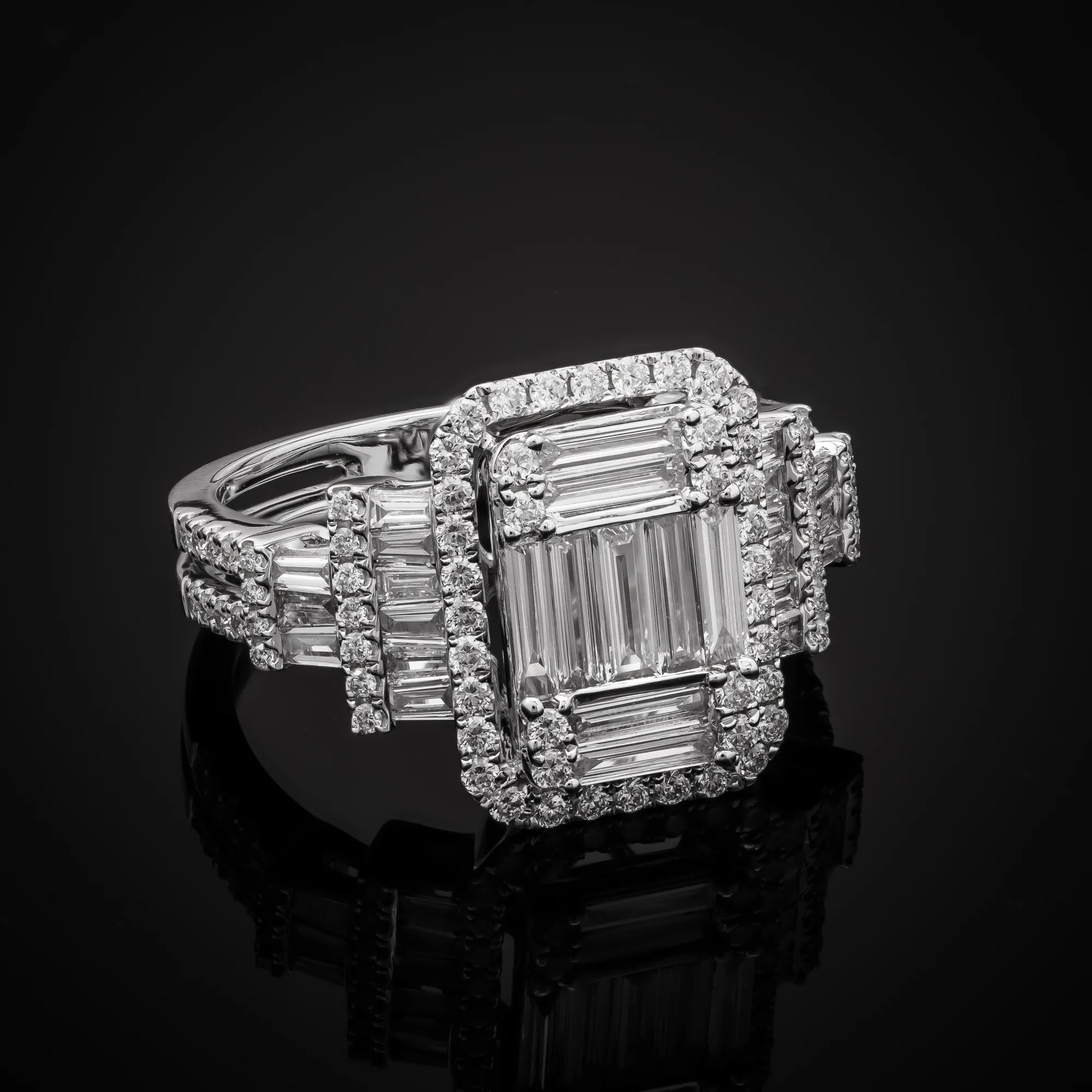 "Unstoppable™" Ring from the "Invisible™" Collection in white gold 18k, photo 5