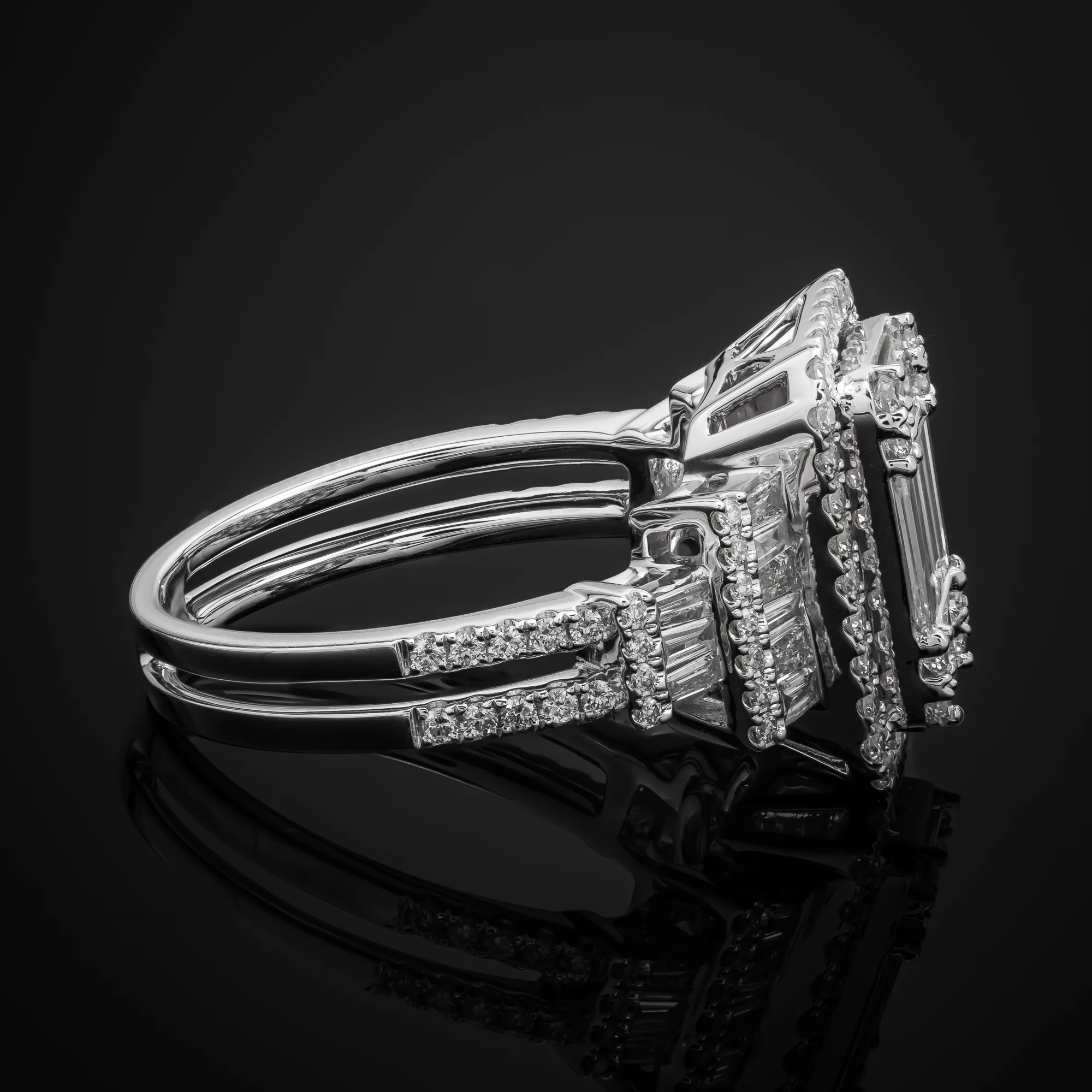 "Unstoppable™" Ring from the "Invisible™" Collection in white gold 18k, photo 6