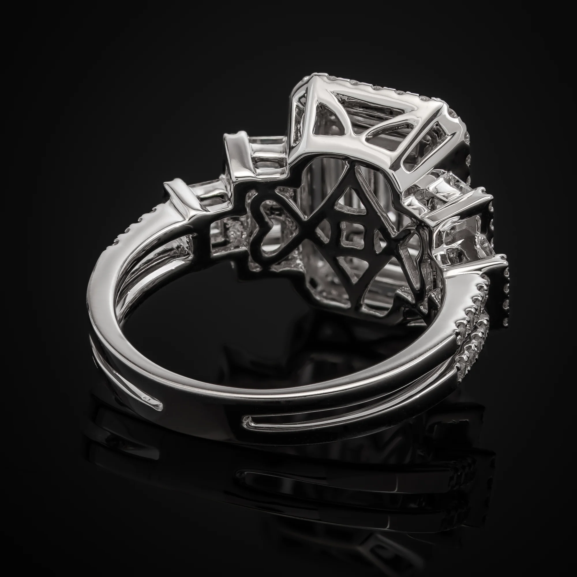 "Unstoppable™" Ring from the "Invisible™" Collection in white gold 18k, photo 7