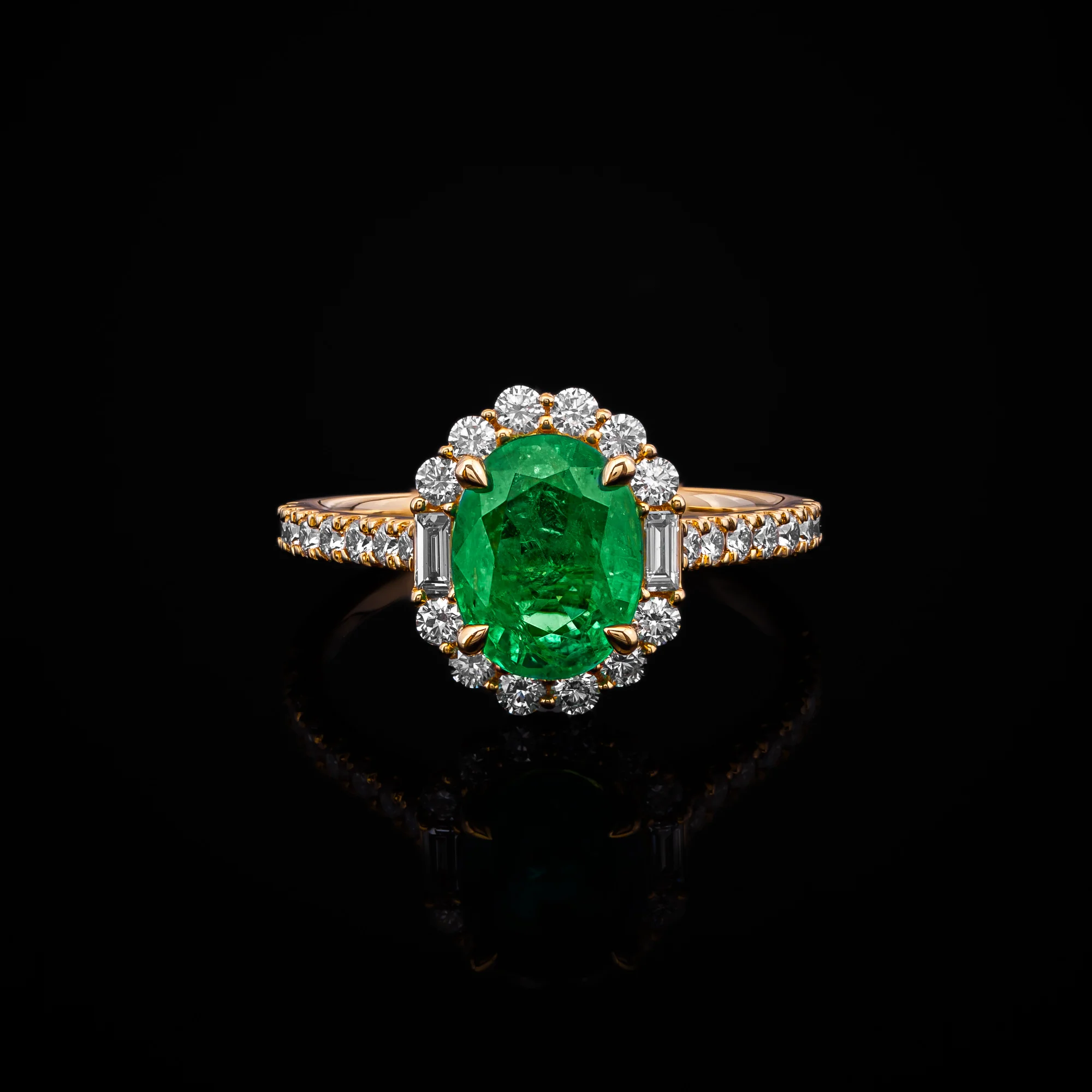 "VerdeLegacy™" Ring in yellow gold 18k, photo 2