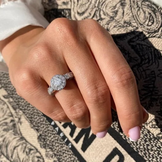 "White Luxury™" "MyLove™" Ring in white gold, photo 2